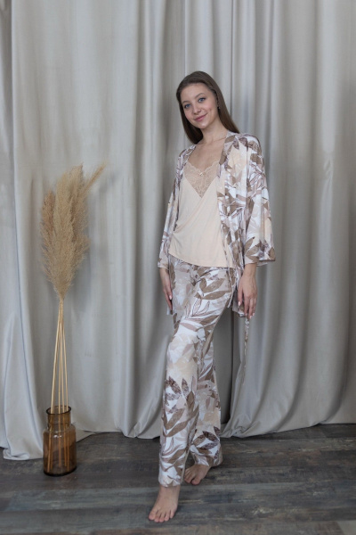 Брюки, рубашка, топ Купалинка 678201.158-164 к.набивка,дюна - фото 1