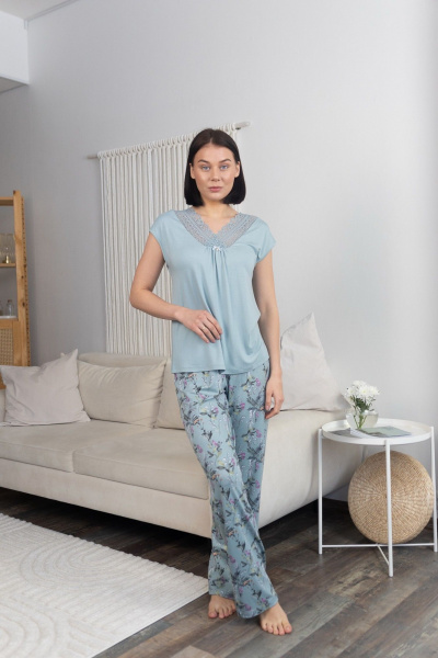 Брюки, майка Купалинка 681800.158-164 к.шалфей,набивка - фото 5