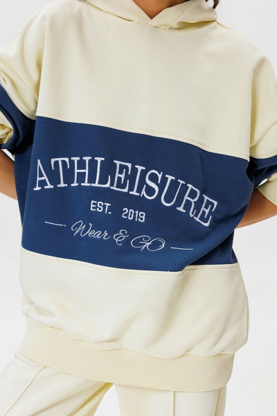 Брюки и худи летний спортивный костюм из трикотажа GO F3072/02-01. 170-176 - фото 3