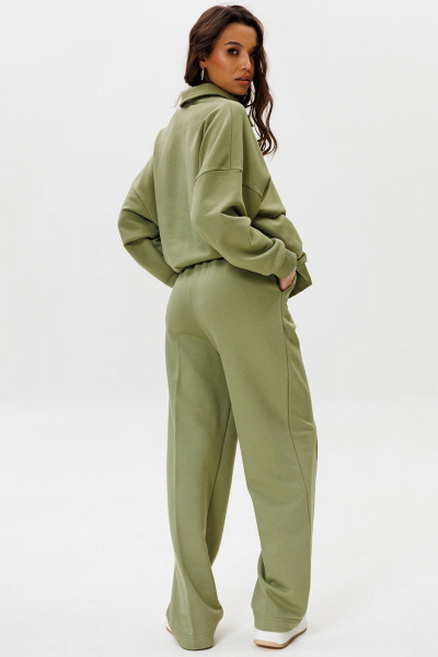 Брюки и свитшот из хлопка с воротником и стрелками GO F3075/26-02. 164-170 - фото 4