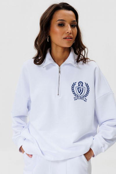 Брюки и свитшот из трикотажа с воротником для летней одежды GO F3077/01-01. 170-176 - фото 8