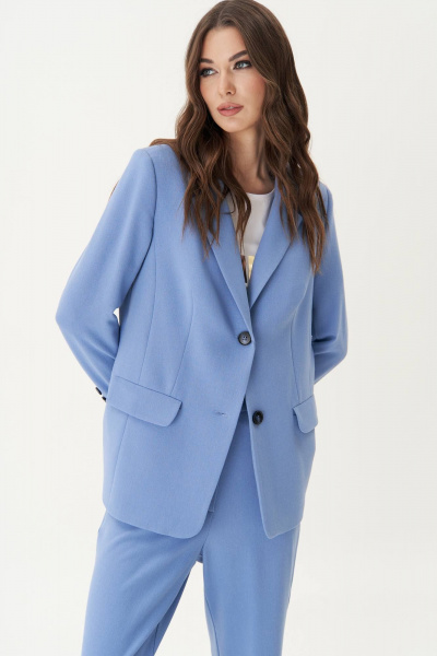 Брюки и жакет кэжуал из текстиля, классика, демисезон Fantazia Mod 4808 - фото 3