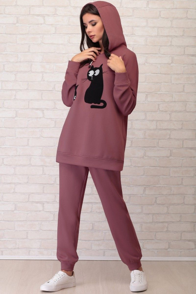 Брюки, джемпер LIMO 10018 сирень - фото 1