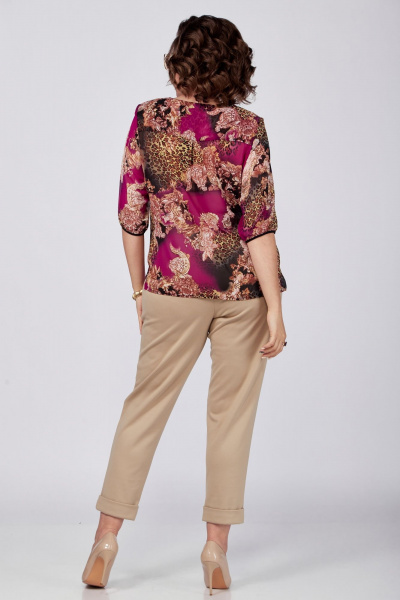 Блуза SOVITA 1183 розовый - фото 3