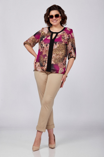 Блуза SOVITA 1183 розовый - фото 4