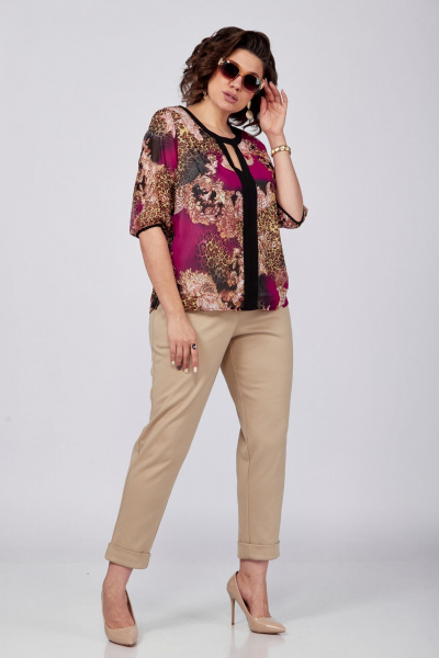 Блуза SOVITA 1183 розовый - фото 2