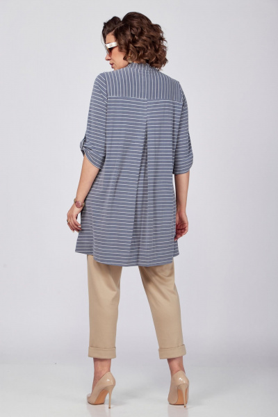 Блуза SOVITA 1186 голубой - фото 2