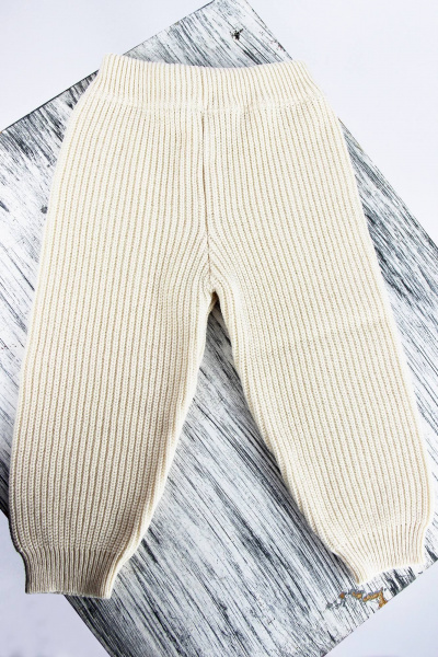 Детский комплект из шерсти и трикотажа с брюками и жакетом Полесье С6761-23 4С0662-Д43 86 экрю - фото 2