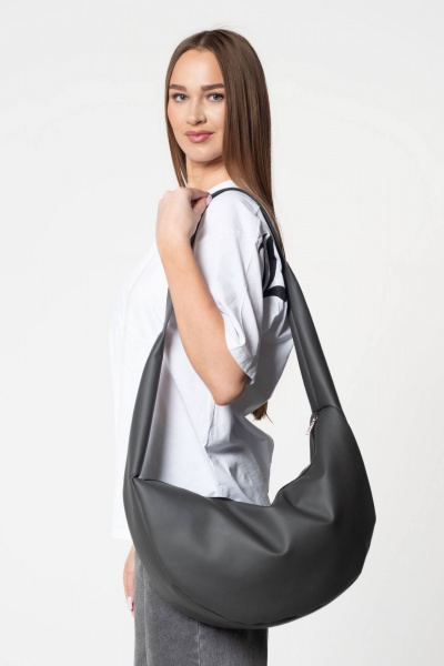 Сумка на каждый день из экокожи, серый цвет MT.Style Dolly GRAFIT - фото 5