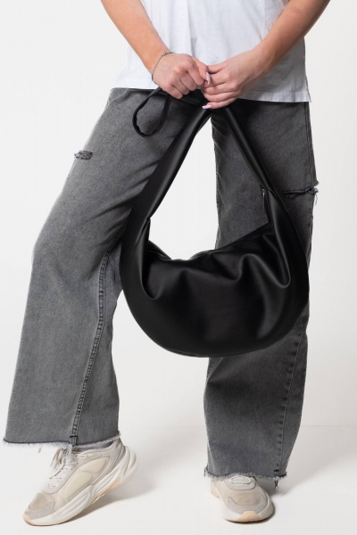 Черная кожаная сумка классическая на каждый день MT.Style Dolly BLACK - фото 6