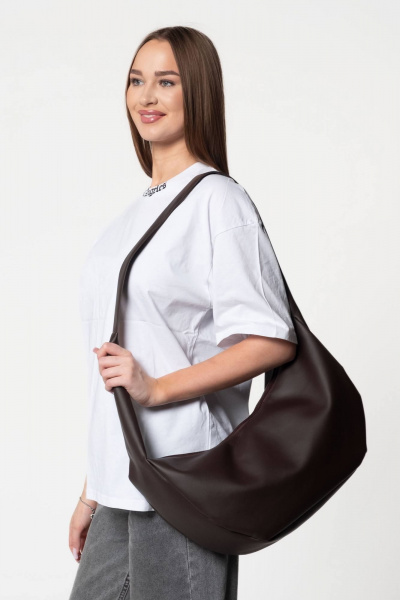 Черная кожаная сумка классическая на каждый день MT.Style Dolly BLACK - фото 5