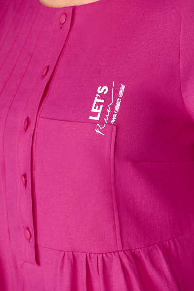 Платье Мишель стиль 1115-1 фуксия - фото 6