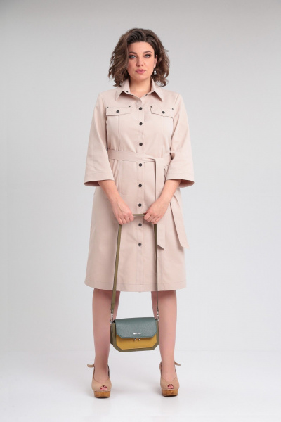 Платье Lady Secret 3725 бежевый - фото 5