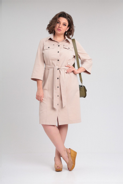 Платье Lady Secret 3725 бежевый - фото 2