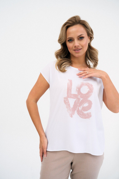 Блуза, брюки, жакет Avord V3780 бежевый - фото 7