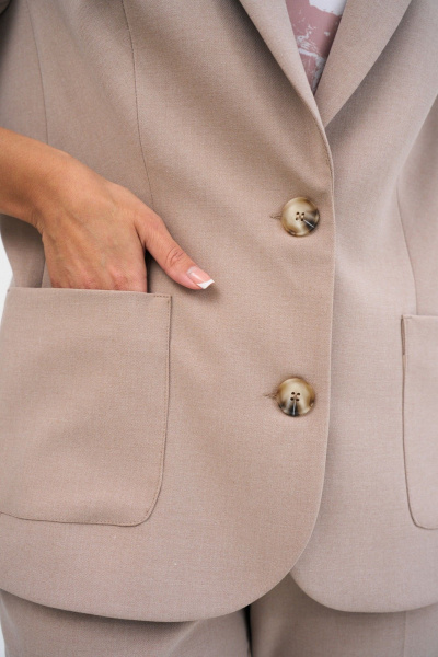 Блуза, брюки, жакет Avord V3780 бежевый - фото 5