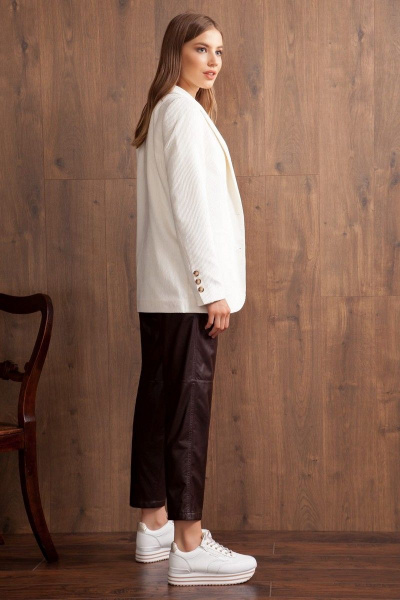 Блейзер Nova Line 10107 белый - фото 3