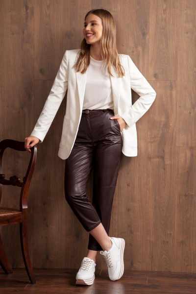 Блейзер Nova Line 10107 белый - фото 2