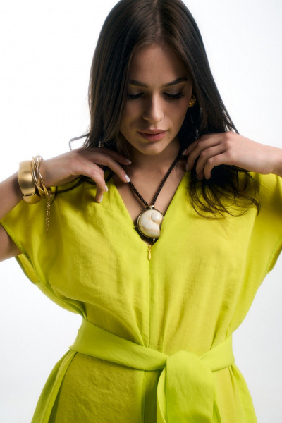 Комбинезон, пояс MilMil 1109 лимон - фото 8