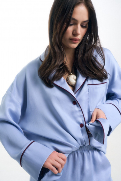 Брюки, рубашка MilMil 1110 серо-голубой - фото 7