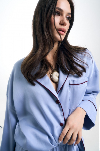 Брюки, рубашка MilMil 1110 серо-голубой - фото 5