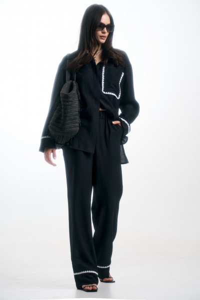 Брюки, рубашка MilMil 1112 черный - фото 1