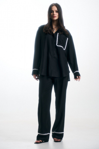 Брюки, рубашка MilMil 1112 черный - фото 5