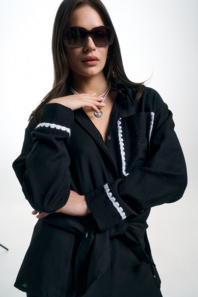 Брюки, рубашка MilMil 1112 черный - фото 2