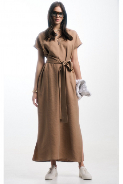 Платье, пояс MilMil 1113 какао - фото 2