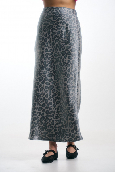 Юбка MilMil 1118 серый_леопард - фото 2