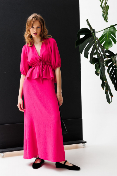 Блуза, юбка EOLA 2624 малина - фото 10