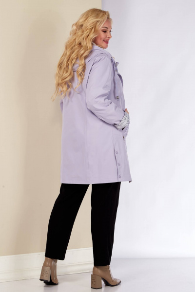 Плащ Shetti 2146 лиловый - фото 8