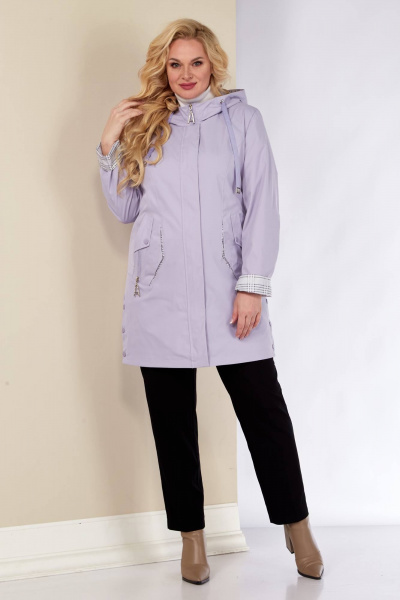 Плащ Shetti 2146 лиловый - фото 3