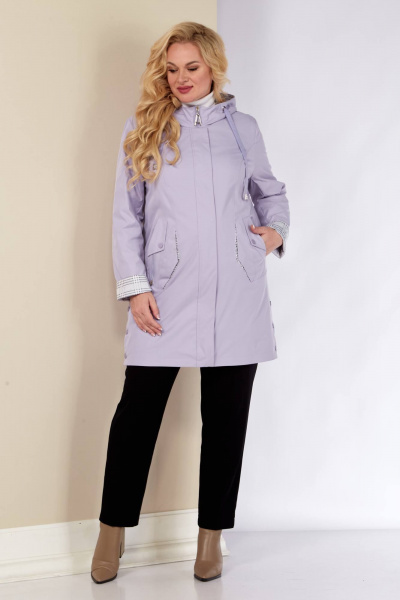 Плащ Shetti 2146 лиловый - фото 2