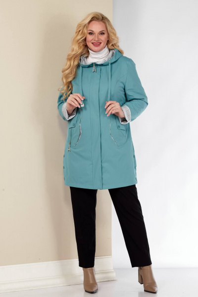 Плащ Shetti 2146 ментол - фото 4