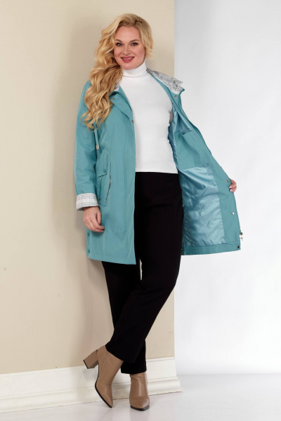 Плащ Shetti 2146 ментол - фото 3