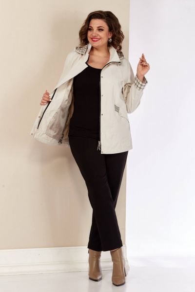 Куртка Shetti 2147 молочный - фото 8