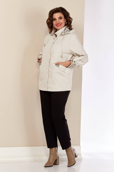 Куртка Shetti 2147 молочный - фото 7