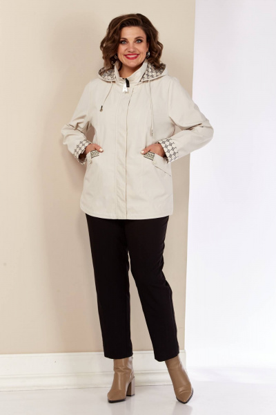 Куртка Shetti 2147 молочный - фото 4