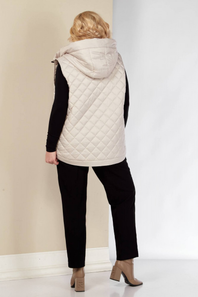 Жилет Shetti 2149 молочный - фото 8