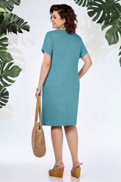 Платье БагираАнТа 947 голубой - фото 4