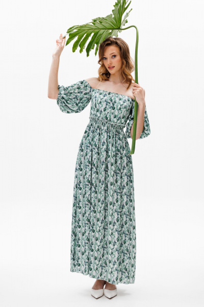 Платье EOLA 2639 молочный_принт - фото 6