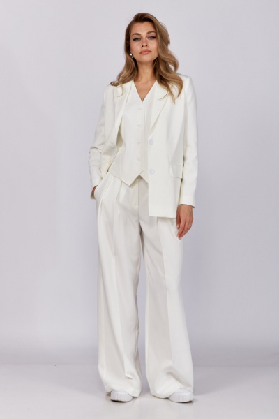 Брюки DNM 033 молочный - фото 2