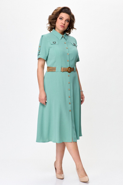 Платье Moda Versal П2298 полынь - фото 3