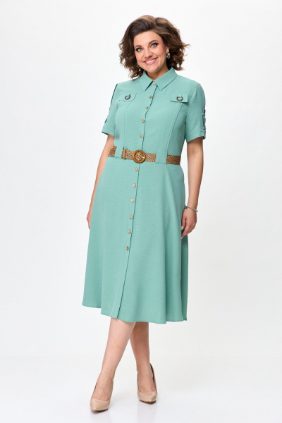 Платье Moda Versal П2298 полынь - фото 2