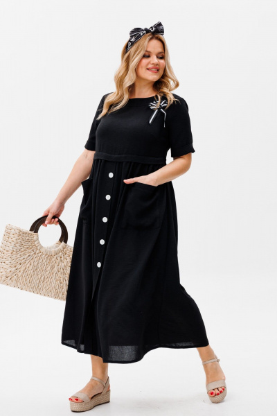 Платье Michel chic 2132/1 черный - фото 3