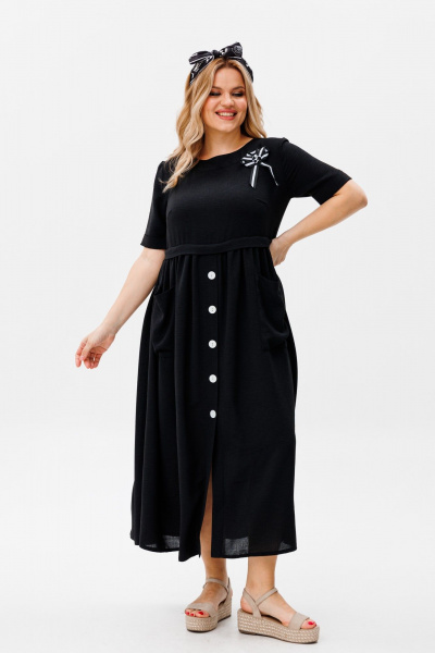 Платье Michel chic 2132/1 черный - фото 2