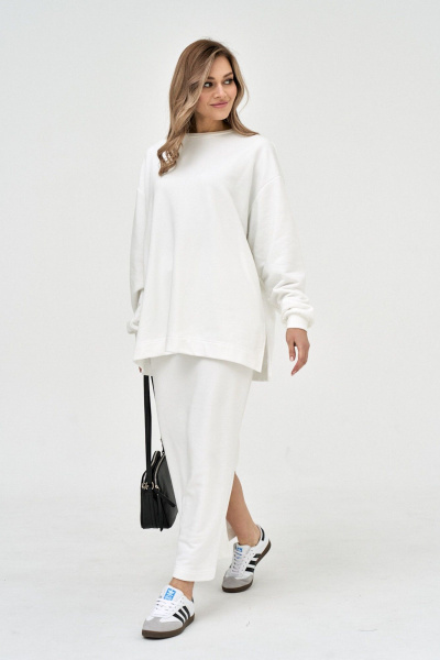 Свитшот GRATTO 4467 белый - фото 1