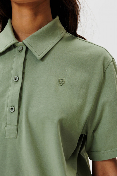 Поло футболка с вышивкой из хлопка GO F1002/26-02. 164-170 - фото 4