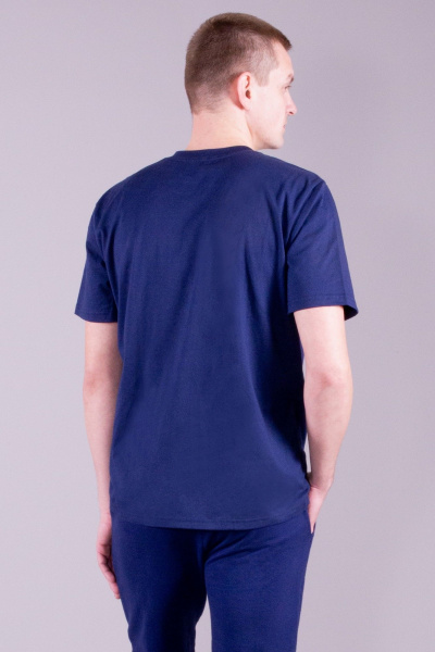 Футболка 8 Марта 16426-4С5001Д40-182,188 синий - фото 4